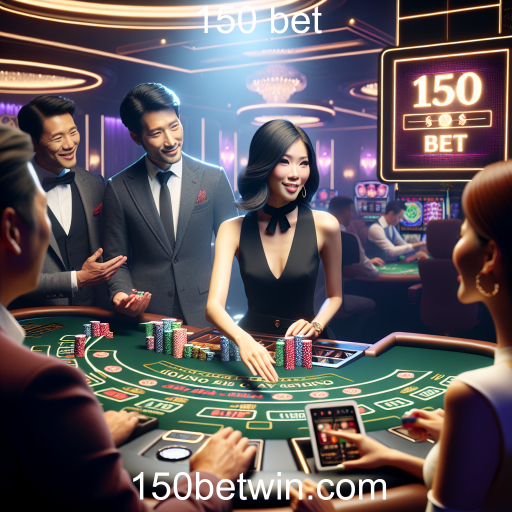 Descubra a Emoção do Live Casino no '150 bet'